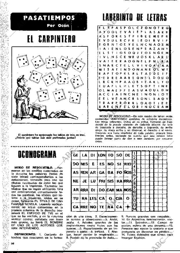 BLANCO Y NEGRO MADRID 16-01-1980 página 58