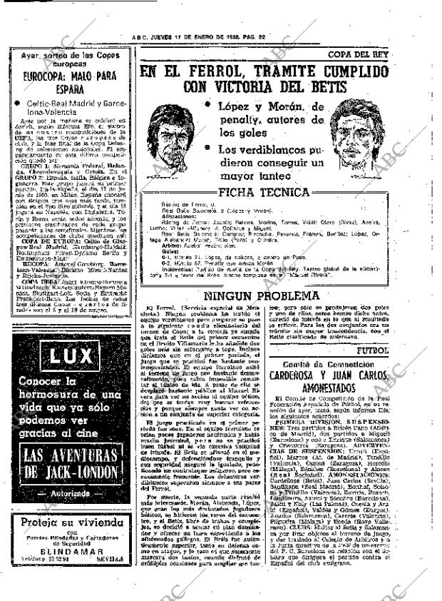 ABC SEVILLA 17-01-1980 página 40