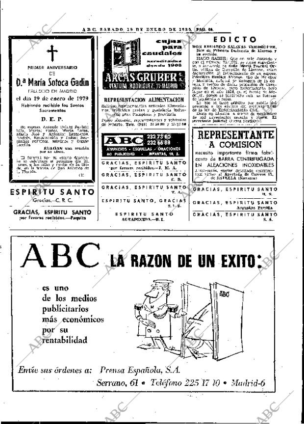 ABC MADRID 19-01-1980 página 72