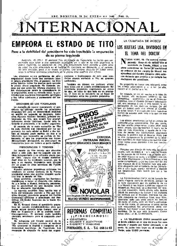 ABC MADRID 20-01-1980 página 31