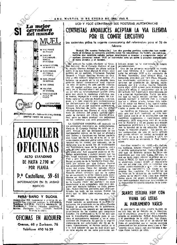 ABC MADRID 22-01-1980 página 16