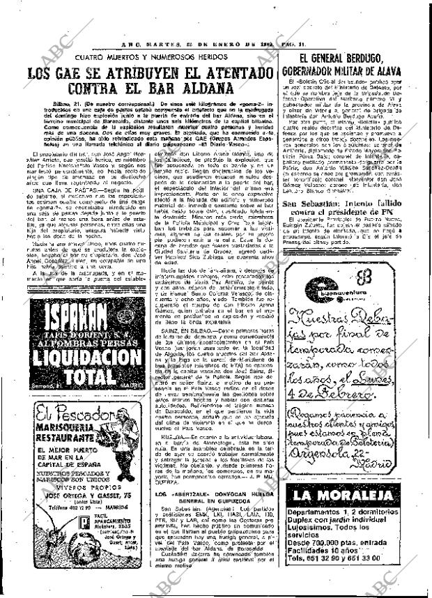 ABC MADRID 22-01-1980 página 19