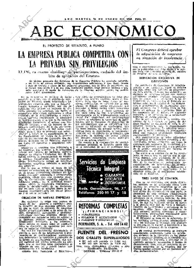 ABC MADRID 22-01-1980 página 45