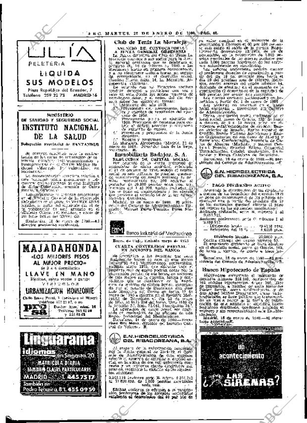 ABC MADRID 22-01-1980 página 50