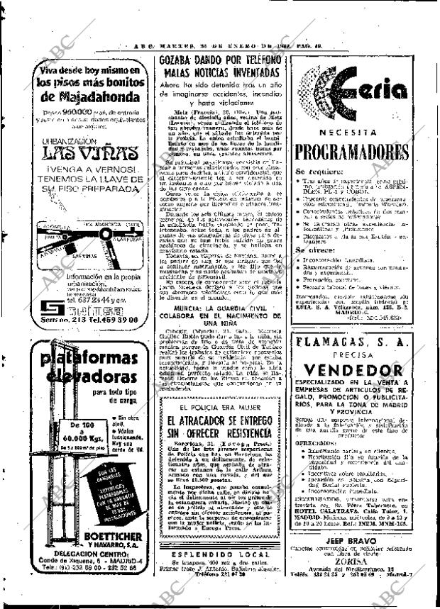ABC MADRID 22-01-1980 página 54