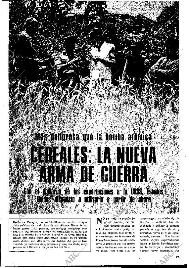 BLANCO Y NEGRO MADRID 23-01-1980 página 23