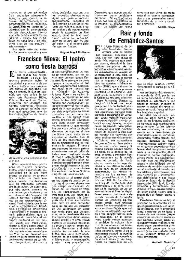 BLANCO Y NEGRO MADRID 23-01-1980 página 49