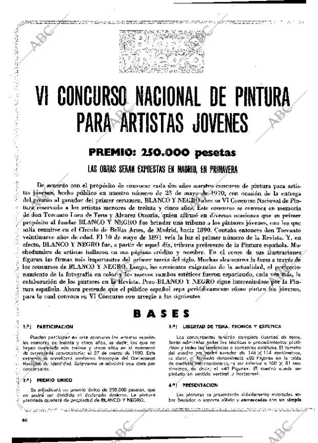 BLANCO Y NEGRO MADRID 23-01-1980 página 60