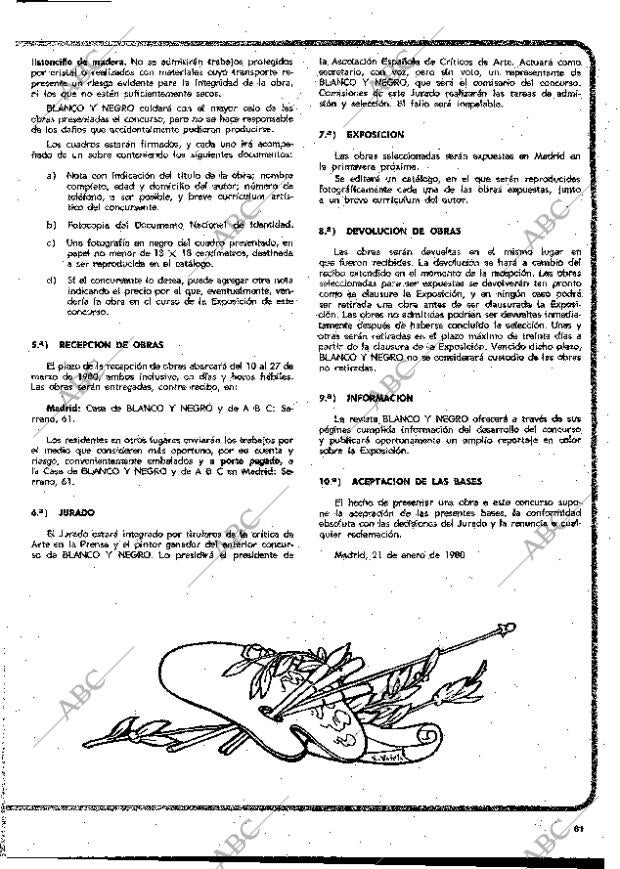 BLANCO Y NEGRO MADRID 23-01-1980 página 61