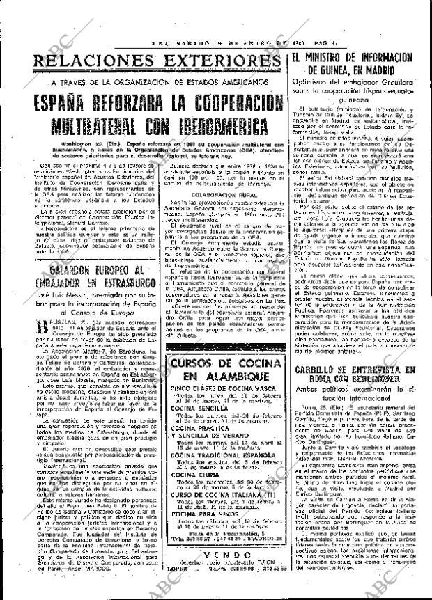 ABC MADRID 26-01-1980 página 23