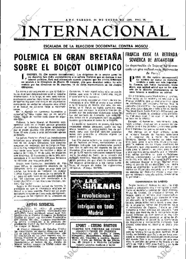 ABC MADRID 26-01-1980 página 25