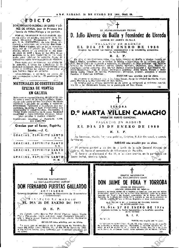 ABC MADRID 26-01-1980 página 71