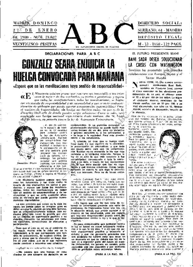 ABC MADRID 27-01-1980 página 17