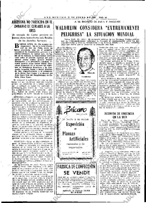 ABC MADRID 27-01-1980 página 30