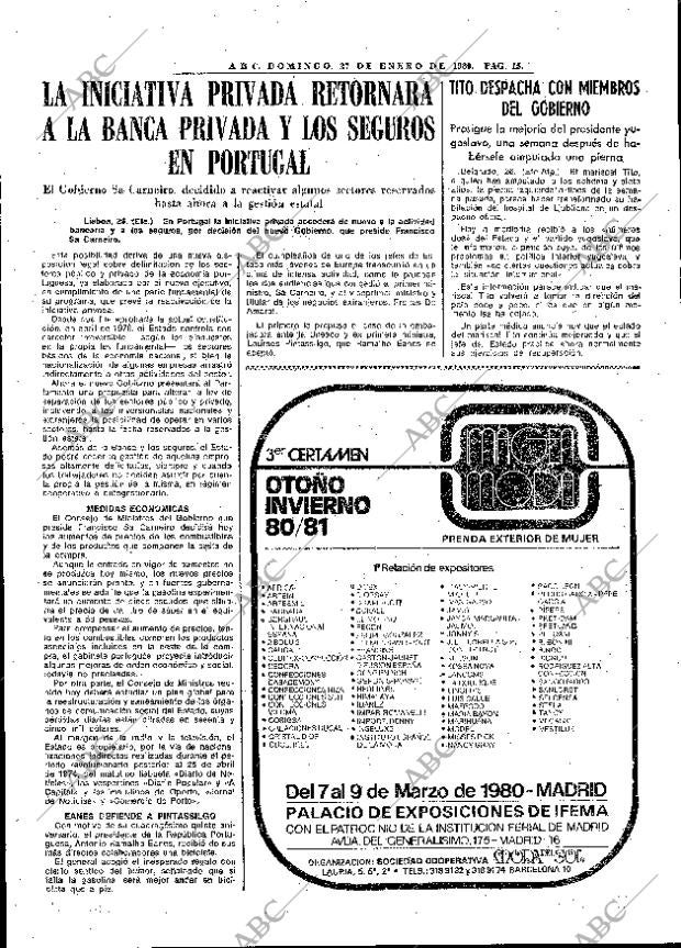 ABC MADRID 27-01-1980 página 31