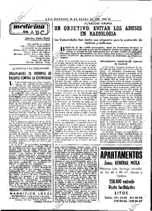 ABC MADRID 27-01-1980 página 40