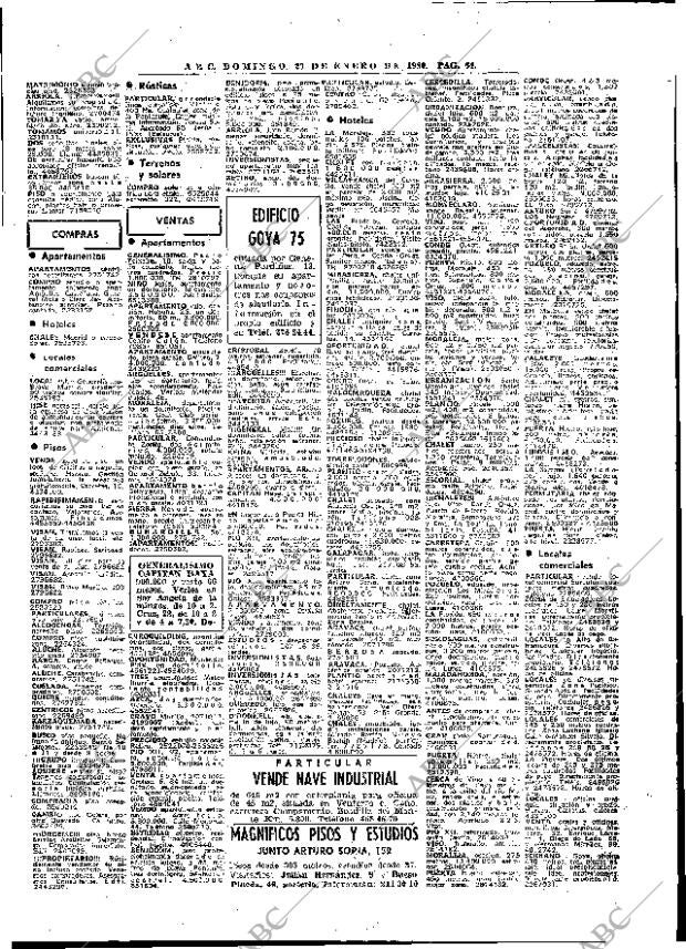 ABC MADRID 27-01-1980 página 80