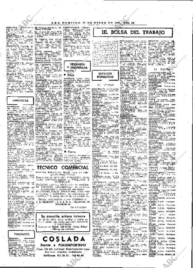 ABC MADRID 27-01-1980 página 84