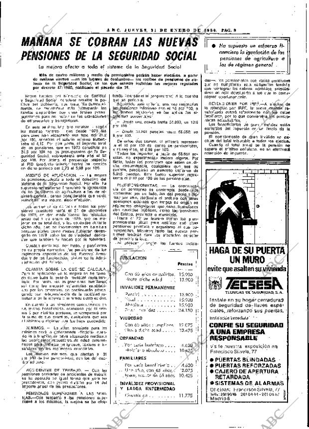 ABC MADRID 31-01-1980 página 17