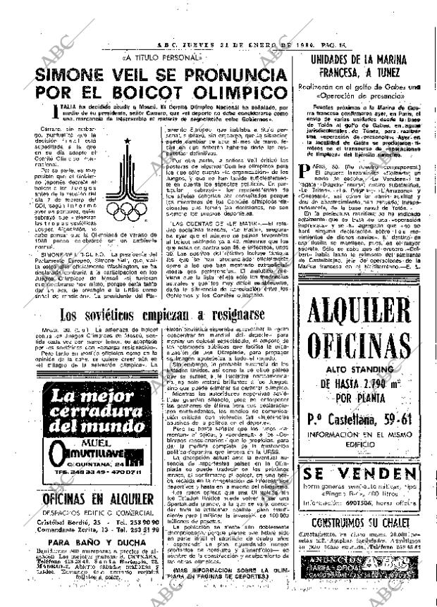 ABC MADRID 31-01-1980 página 23