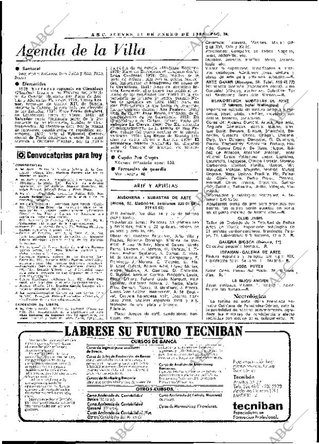 ABC MADRID 31-01-1980 página 42