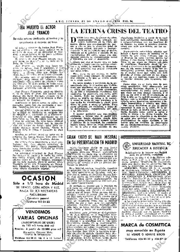 ABC MADRID 31-01-1980 página 62