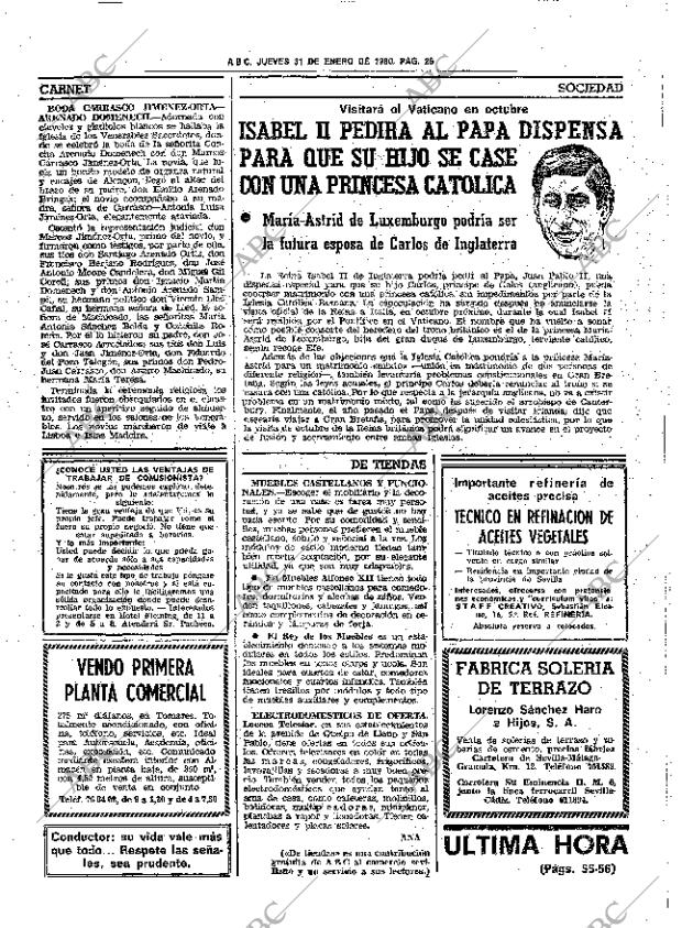 ABC SEVILLA 31-01-1980 página 34