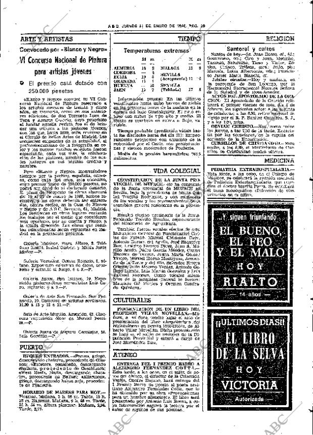 ABC SEVILLA 31-01-1980 página 47