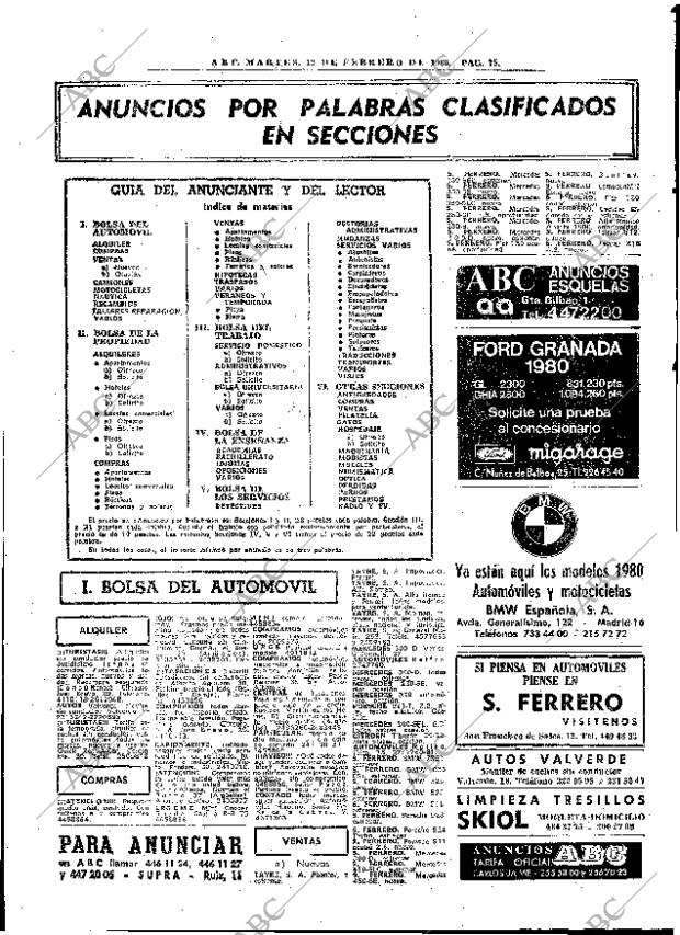 ABC MADRID 12-02-1980 página 87