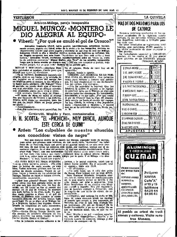 ABC SEVILLA 12-02-1980 página 57
