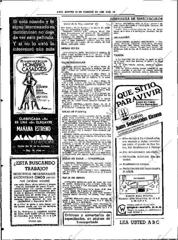 ABC SEVILLA 12-02-1980 página 72