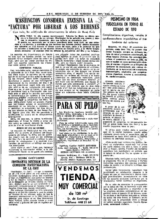 ABC MADRID 13-02-1980 página 23