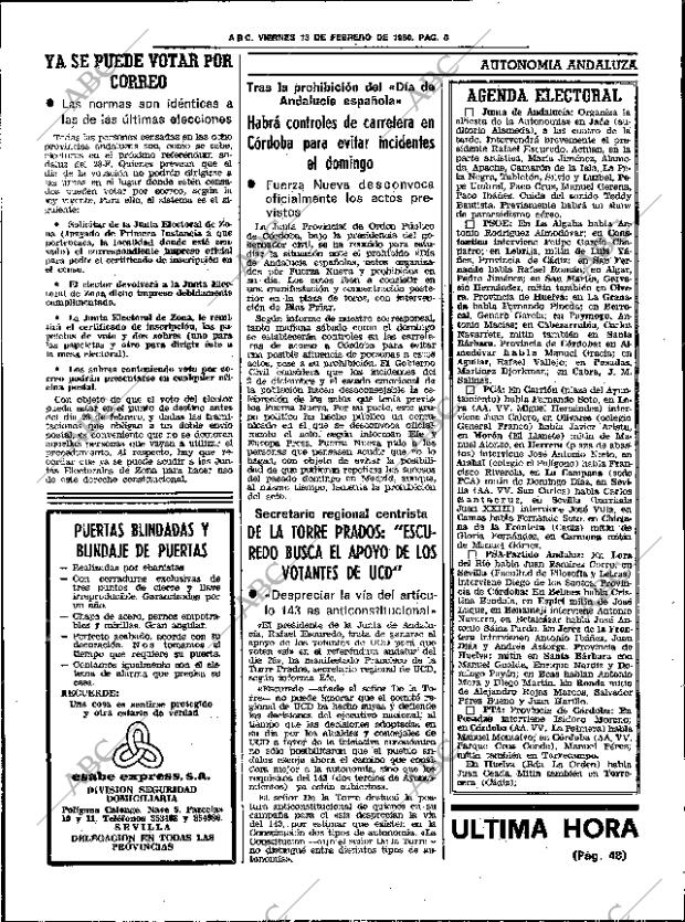 ABC SEVILLA 15-02-1980 página 16