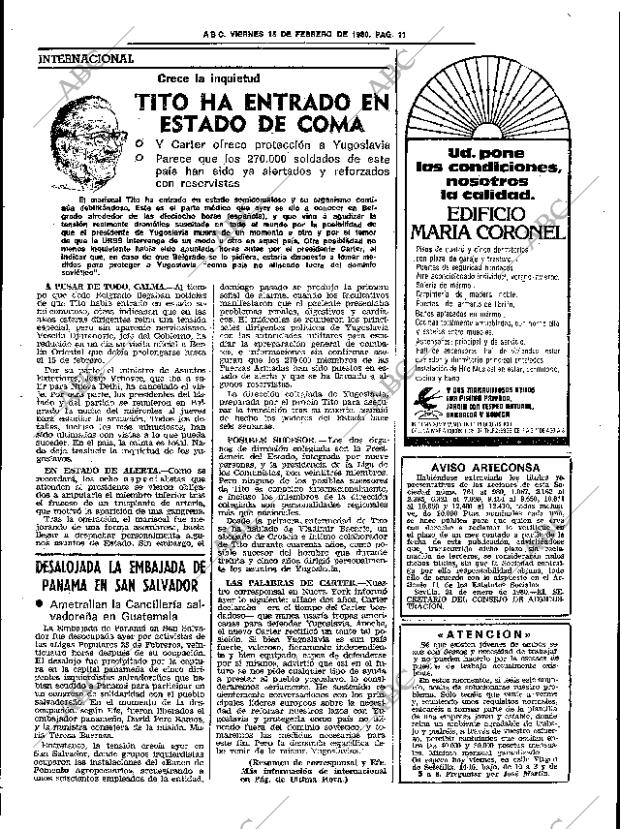 ABC SEVILLA 15-02-1980 página 19