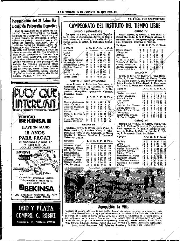 ABC SEVILLA 15-02-1980 página 40