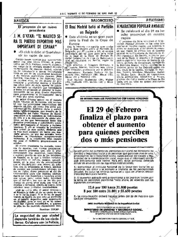 ABC SEVILLA 15-02-1980 página 41