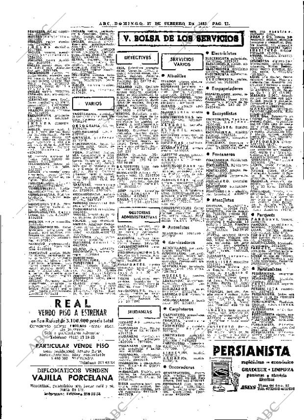 ABC MADRID 17-02-1980 página 87