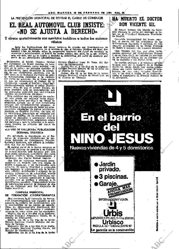 ABC MADRID 19-02-1980 página 45