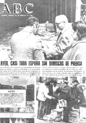 ABC MADRID 22-02-1980 página 1
