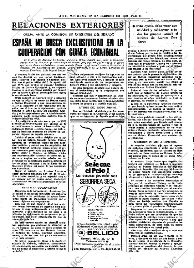 ABC MADRID 22-02-1980 página 23