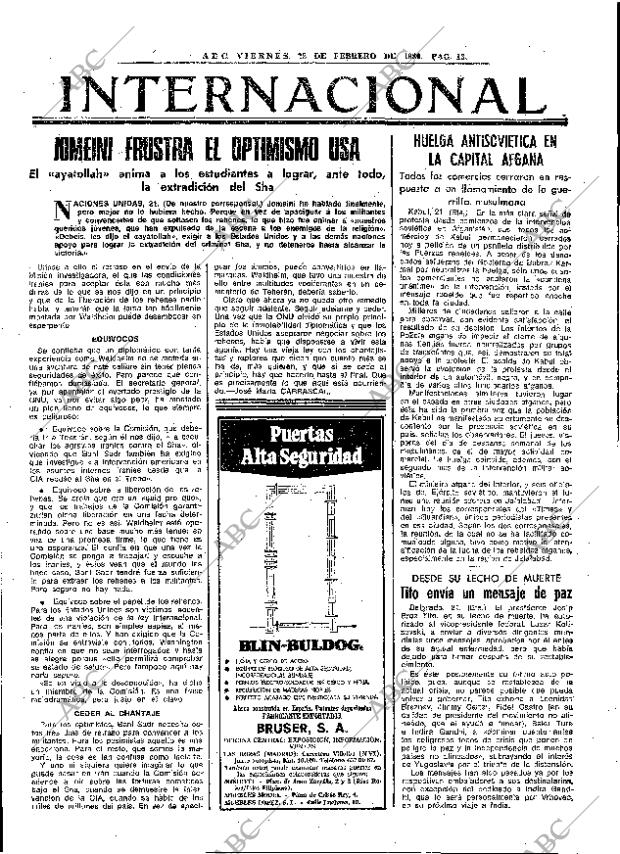 ABC MADRID 22-02-1980 página 25