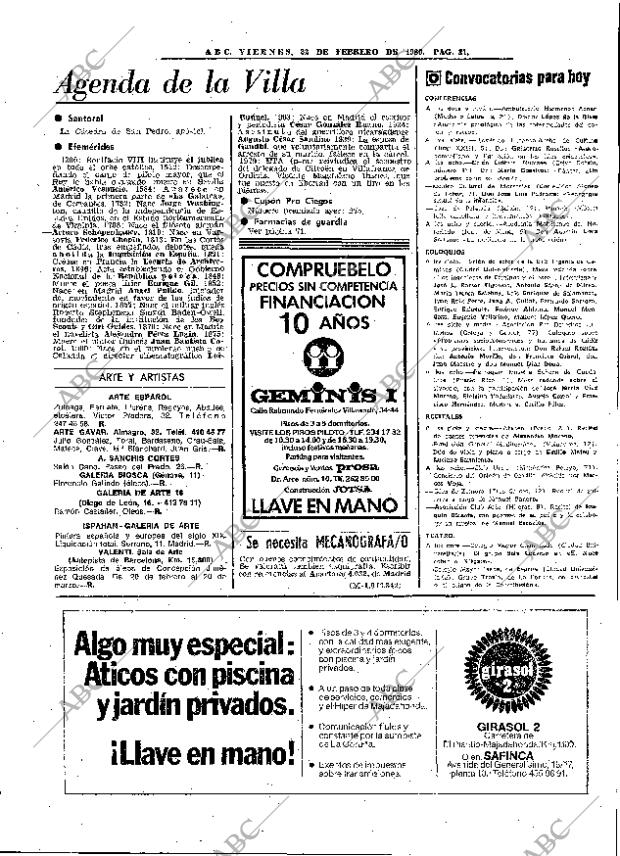 ABC MADRID 22-02-1980 página 43