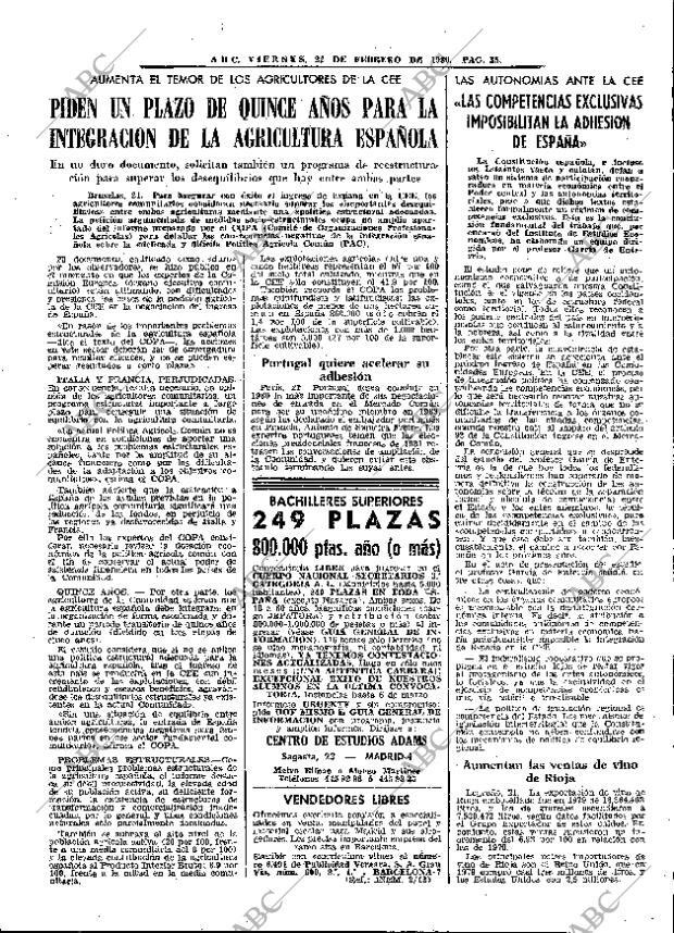 ABC MADRID 22-02-1980 página 47