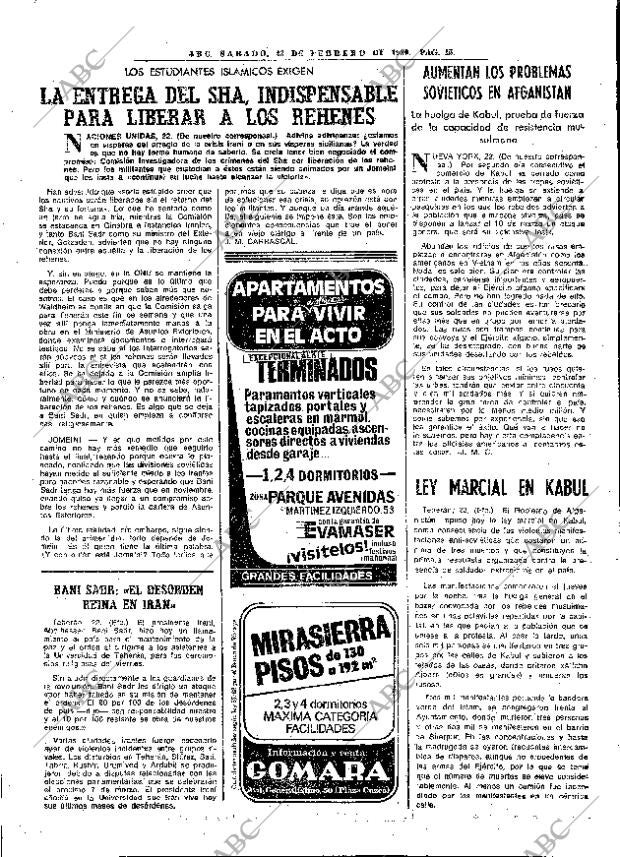 ABC MADRID 23-02-1980 página 23