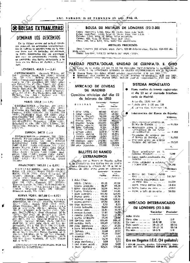 ABC MADRID 23-02-1980 página 42