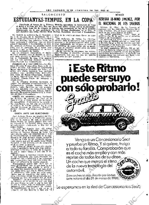 ABC MADRID 23-02-1980 página 49