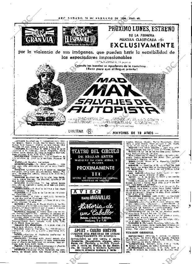 ABC MADRID 23-02-1980 página 57