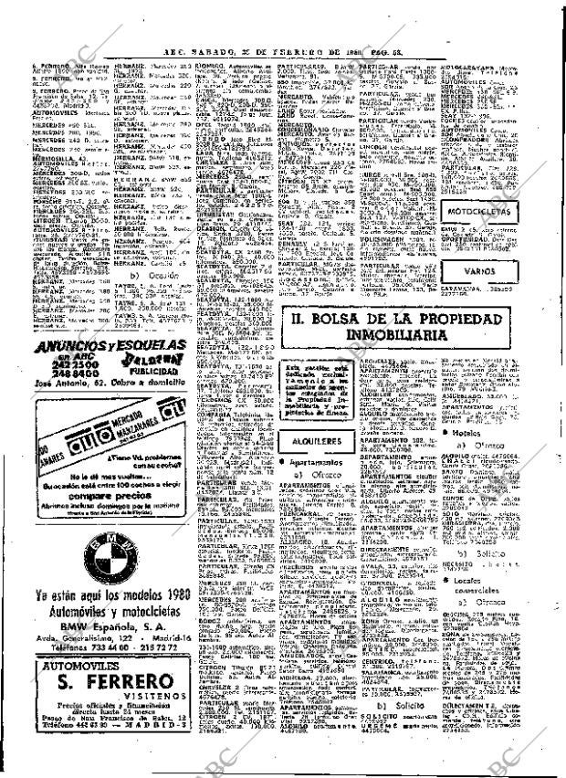 ABC MADRID 23-02-1980 página 61