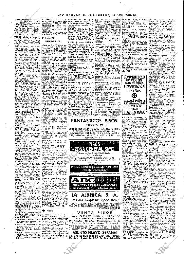 ABC MADRID 23-02-1980 página 63
