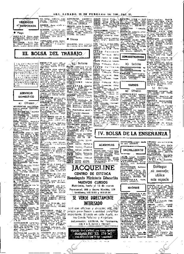 ABC MADRID 23-02-1980 página 65